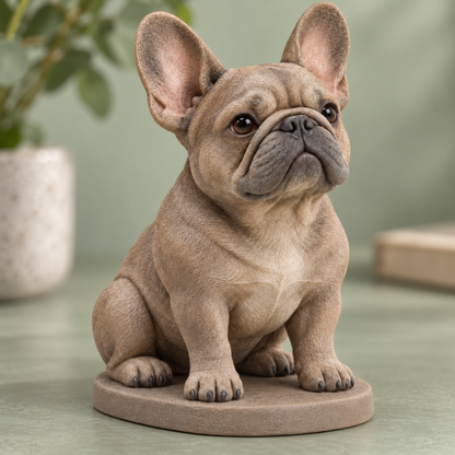 Oakvelora French Bulldog Car Interior Decorative Figurine