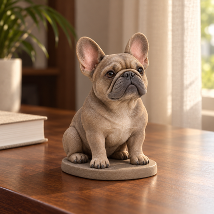 Oakvelora French Bulldog Car Interior Decorative Figurine