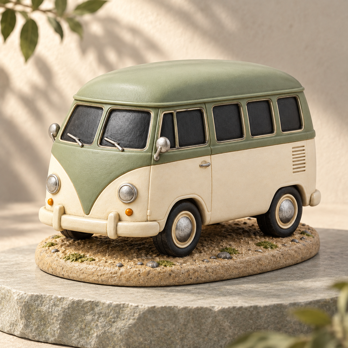 Oakvelora Retro Van Car Interior Decorative Ornament