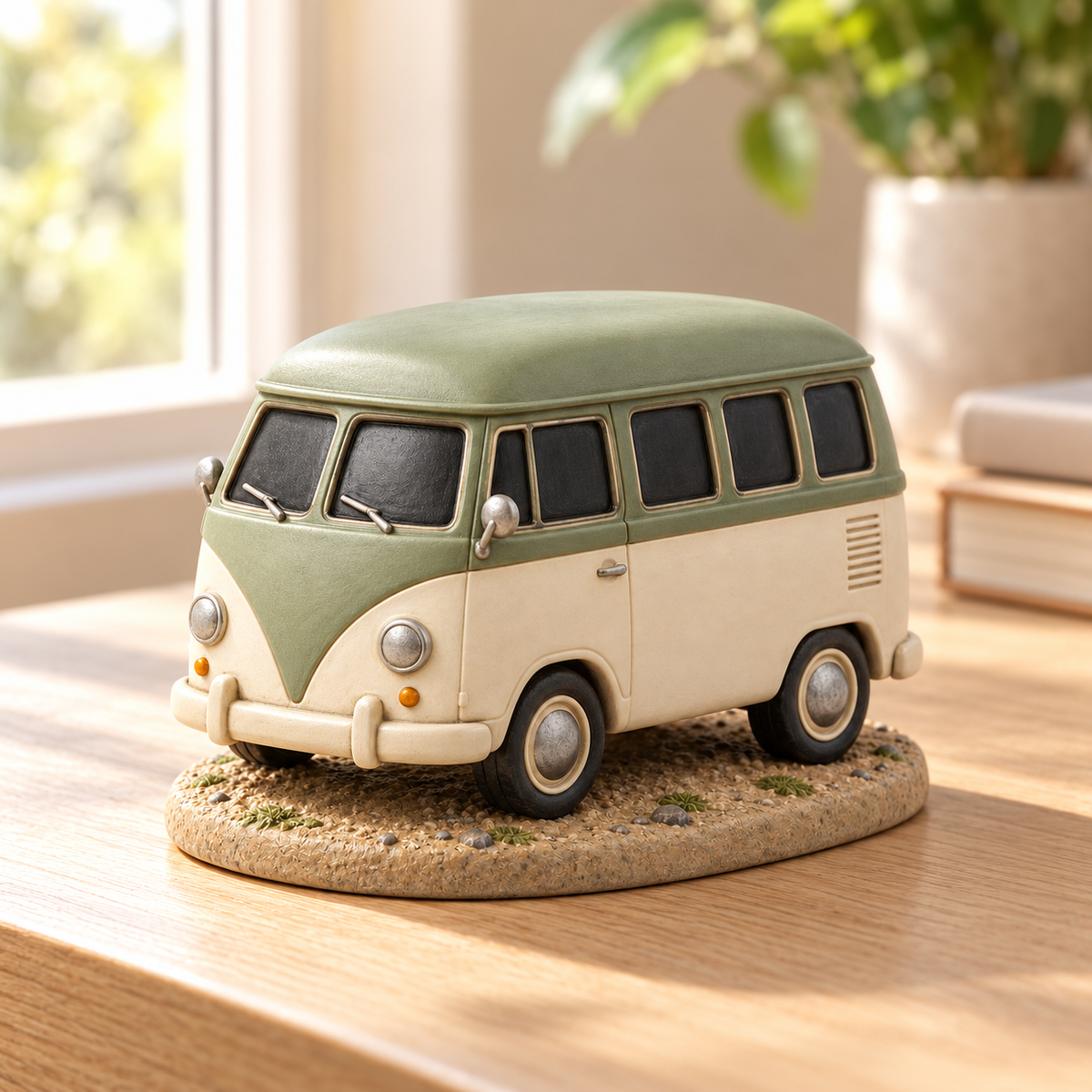 Oakvelora Retro Van Car Interior Decorative Ornament