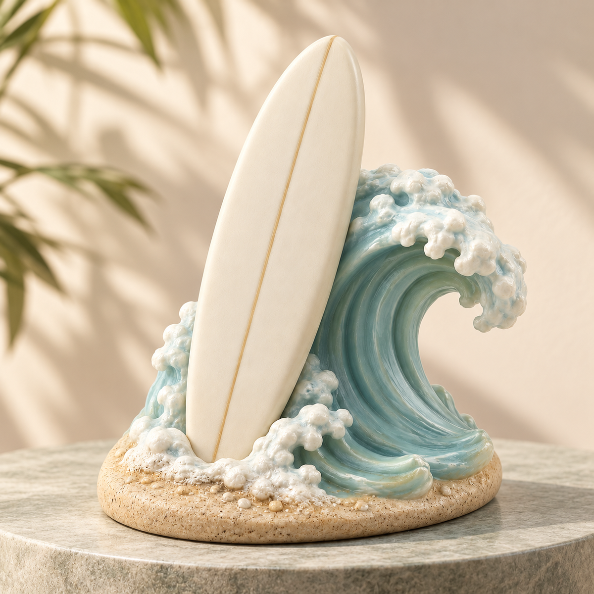 Oakvelora Surfboard & Wave Car Interior Decorative Ornament