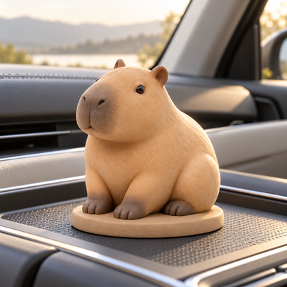 Oakvelora Capybara Car Interior Decorative Figurine