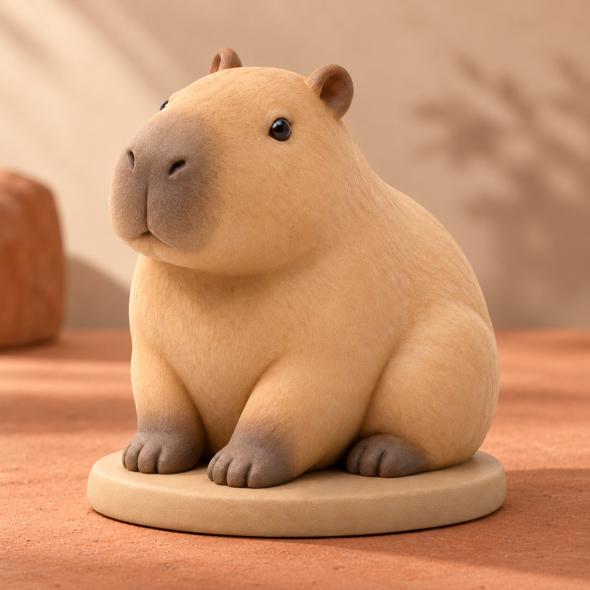Oakvelora Capybara Car Interior Decorative Figurine