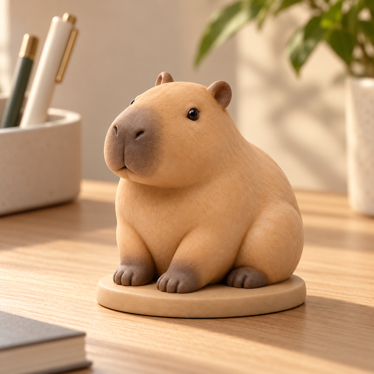 Oakvelora Capybara Car Interior Decorative Figurine