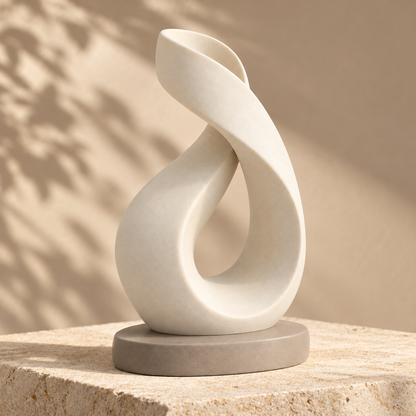 Oakvelora Abstract Twist Car Interior Decorative Ornament