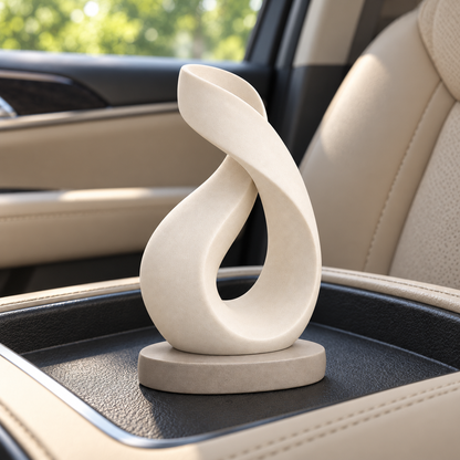 Oakvelora Abstract Twist Car Interior Decorative Ornament