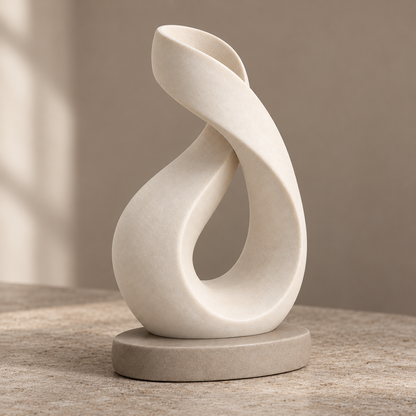 Oakvelora Abstract Twist Car Interior Decorative Ornament