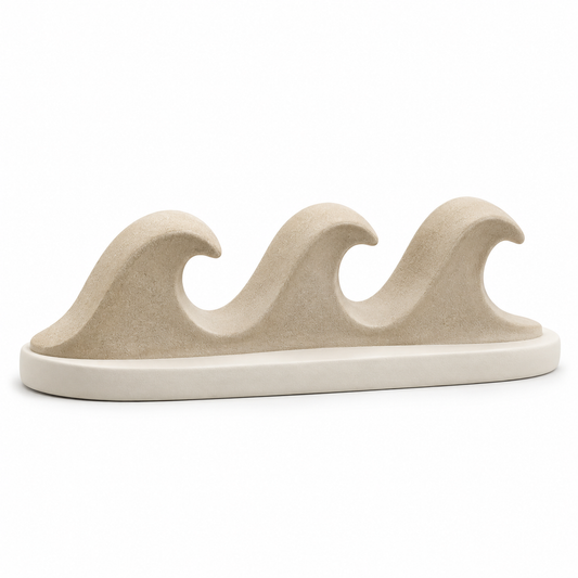 Oakvelora Triple Wave Car Interior Decorative Ornament