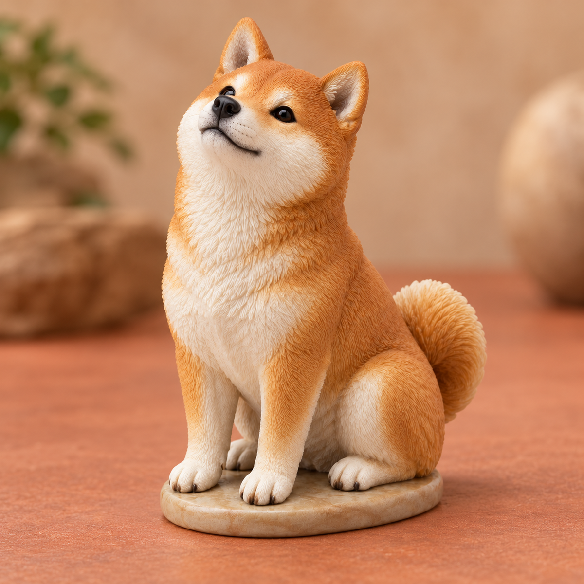 Oakvelora Shiba Inu Car Interior Decorative Figurine