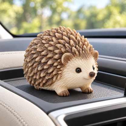 Oakvelora Hedgehog Car Interior Decorative Figurine