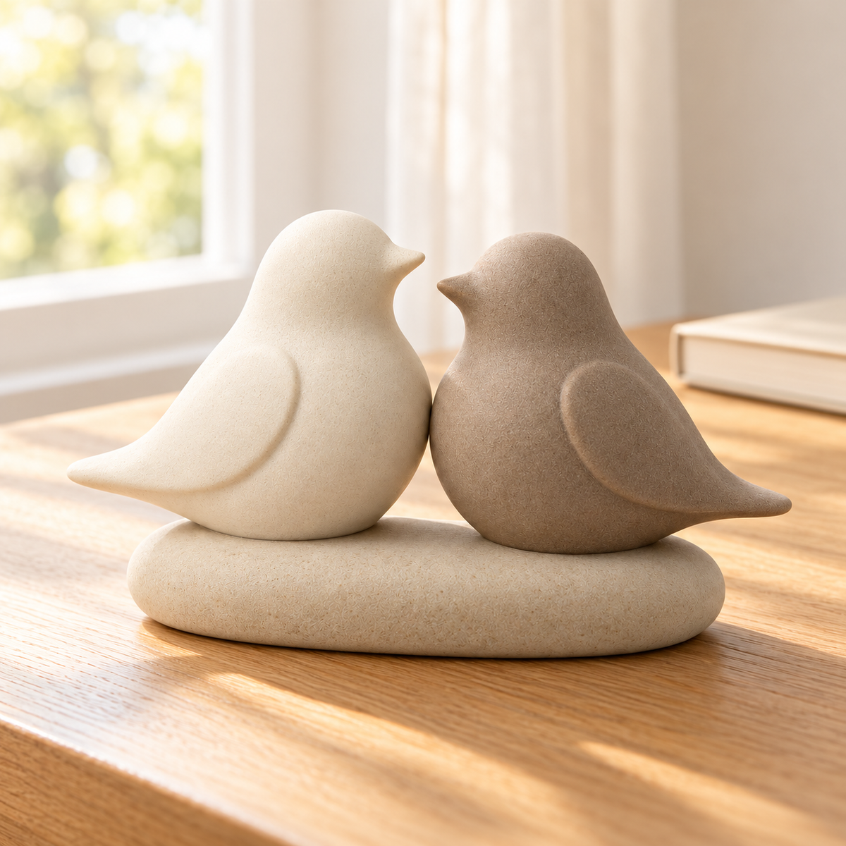 Oakvelora Two-Bird Car Interior Decorative Ornament